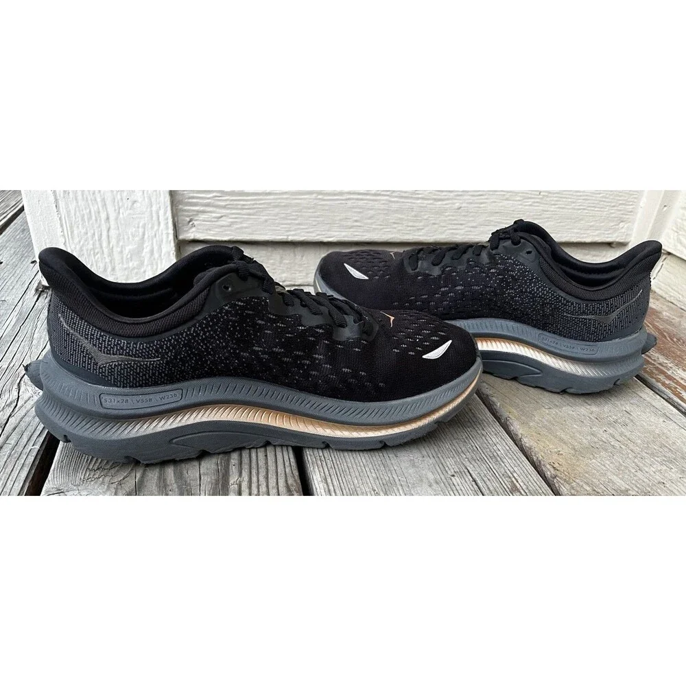 Hoka One One Kawana Women’s 6.5B Running Shoes Black/Copper